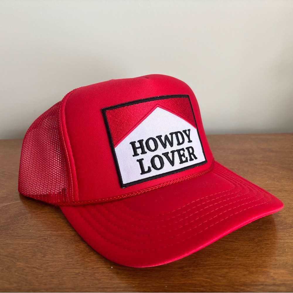Red Howdy Lover Trucker Hat